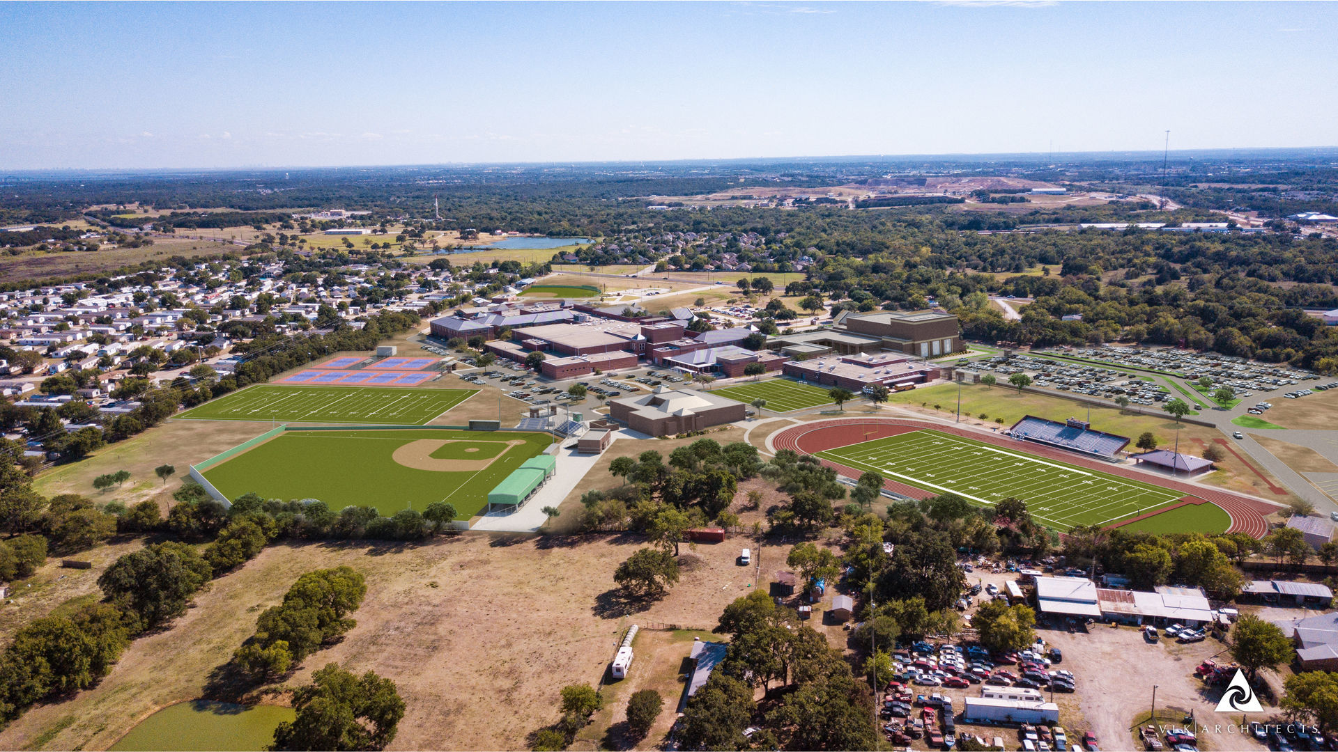 ryan athletics aerial